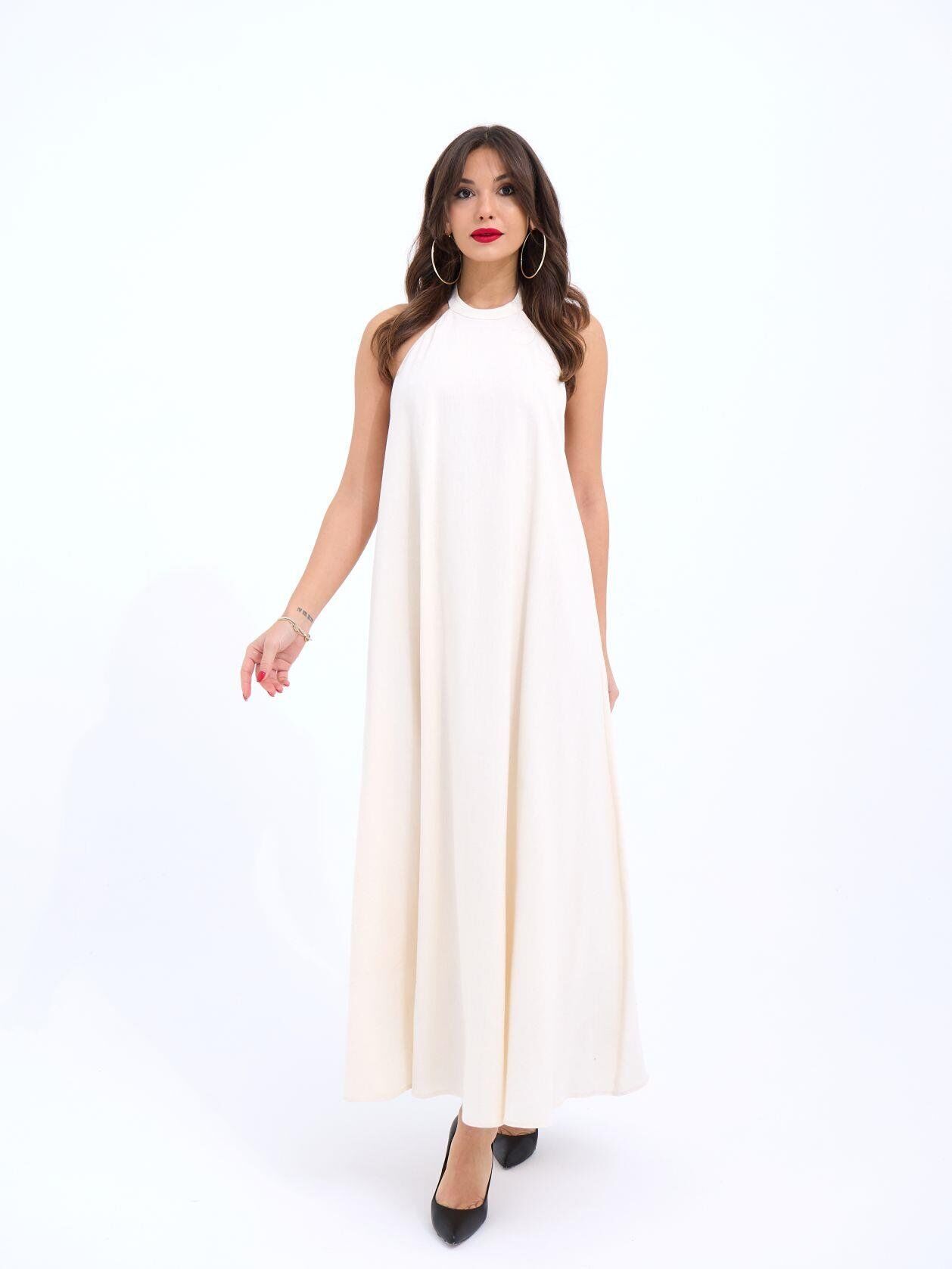 7338 ELBİSE-BEJ
