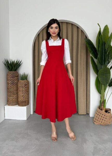 Neapolitan Askılı Elbise