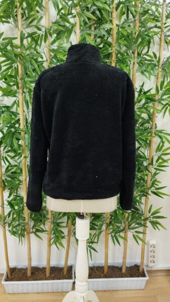 Kadın Uzun Kollu önden Fermuarlı Cepli Peluş Sweat