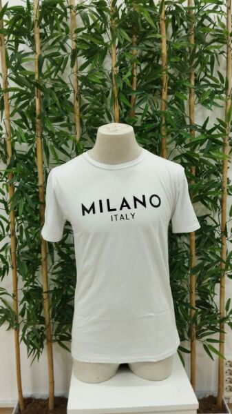 Erkek Milano Baskılı Süprem T-shirt