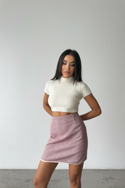 KAŞE KISA ETEK - Pembe