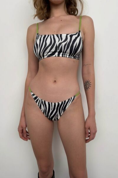 Desenli Bikini Takım
