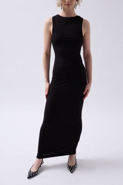 Halter Yaka Maxi Günlük Elbise