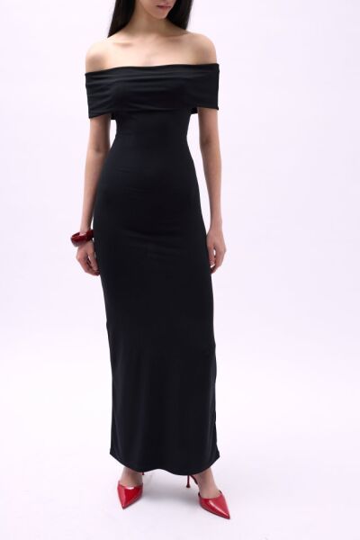 Straplez Maxi Elbise