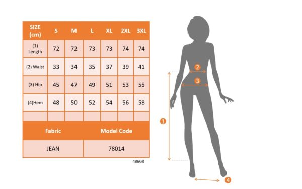 Kadın Yüksek Bel önden Yırtmaçlı Cepli Midi Kot Etek